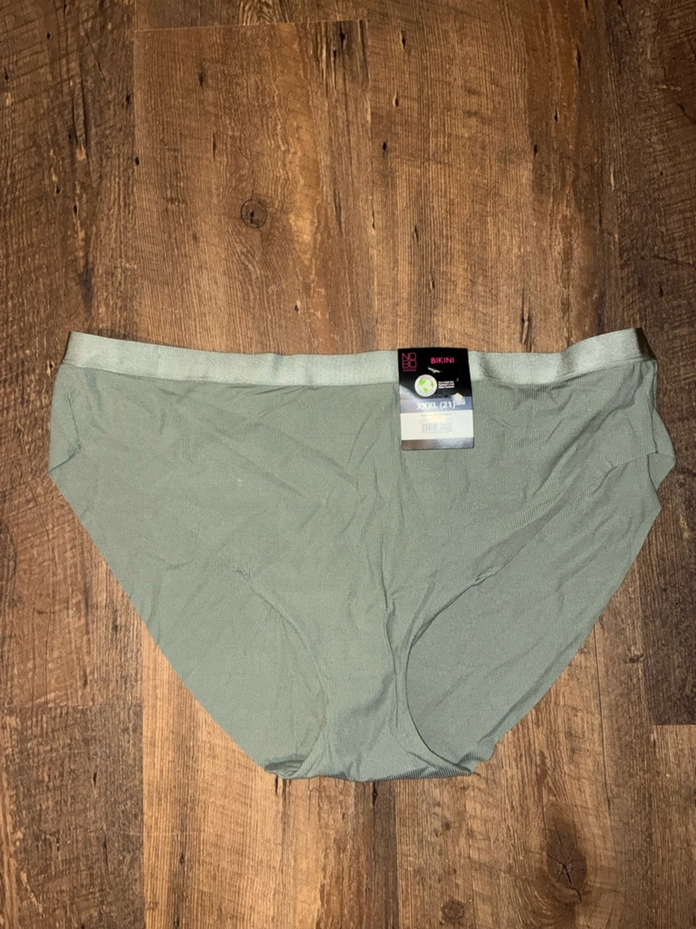 No Boundaries Light Sage Green Bikini Panties